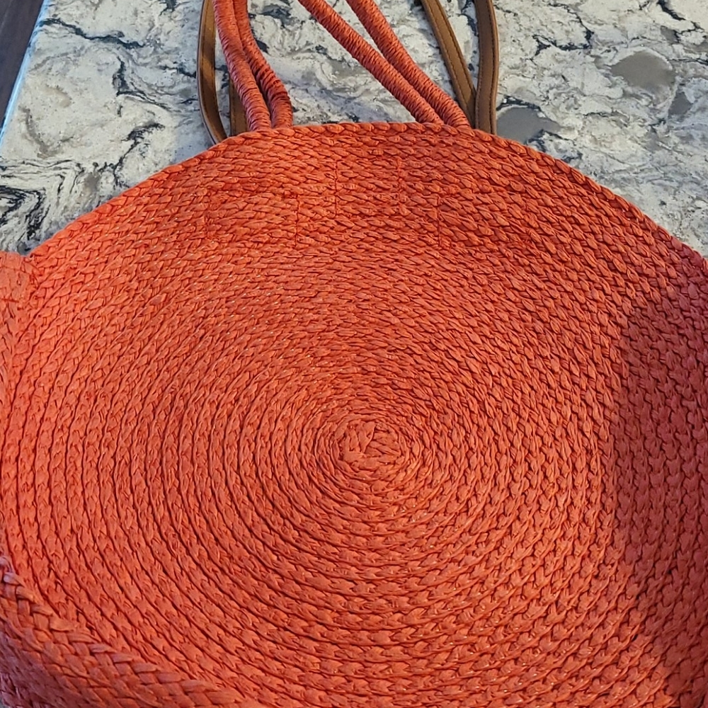Like New Summer Wicker Purse - Picture 3 of 4